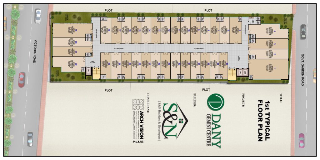 1st Typical Floor Plan