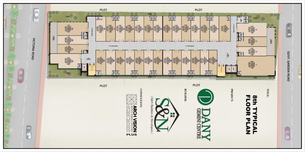 8th Typical Floor Plan