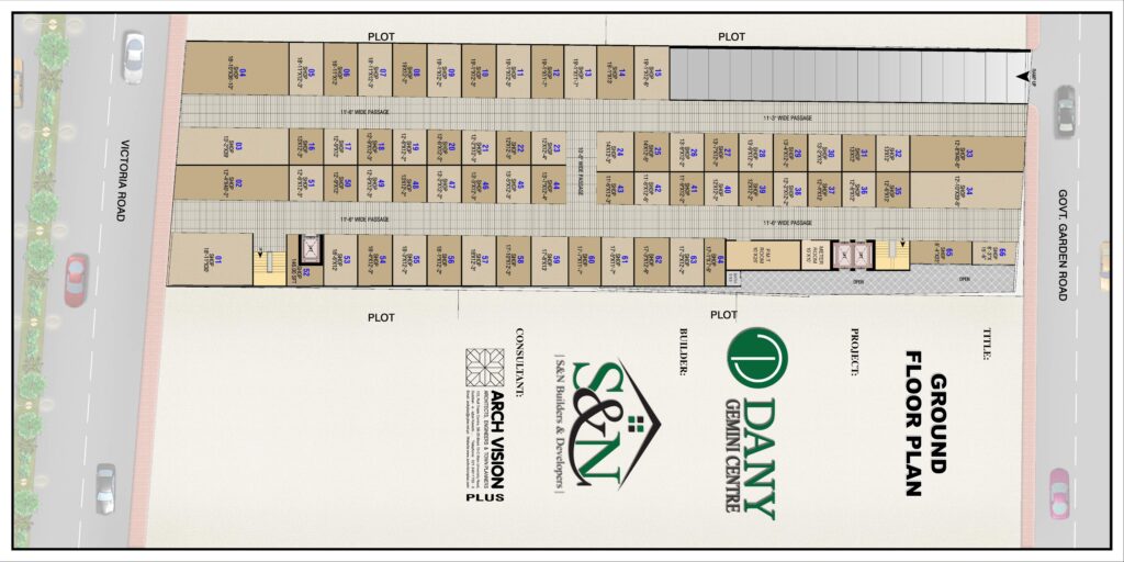 Dany Gemini - Ground Floor Plan