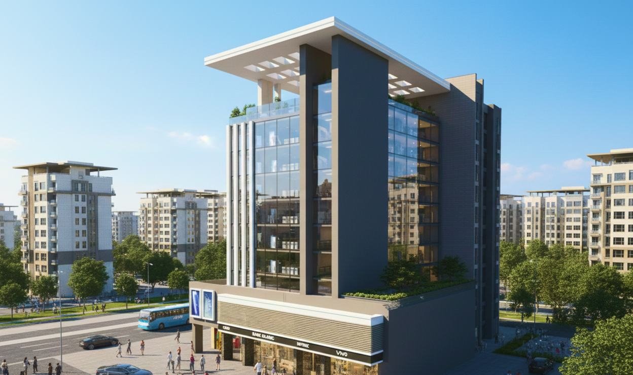 Dany Gemini Center with surrounding apartments