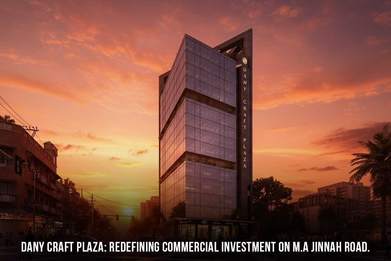 Dany Craft Plaza: Redefining Commercial Investment on M.A Jinnah Road